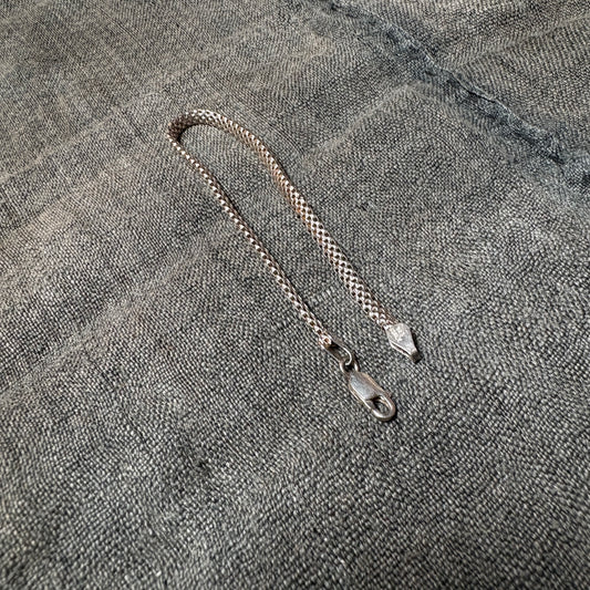 Late 90's Italian .925 Silver Chain Bracelet