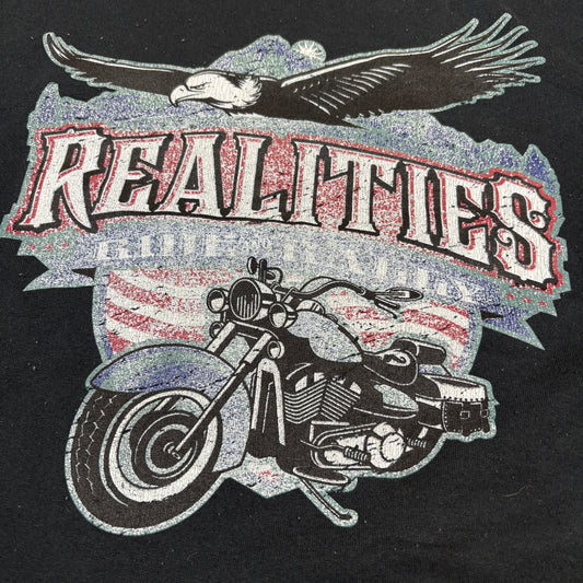 Super Faded Distressed Biker Hoodie