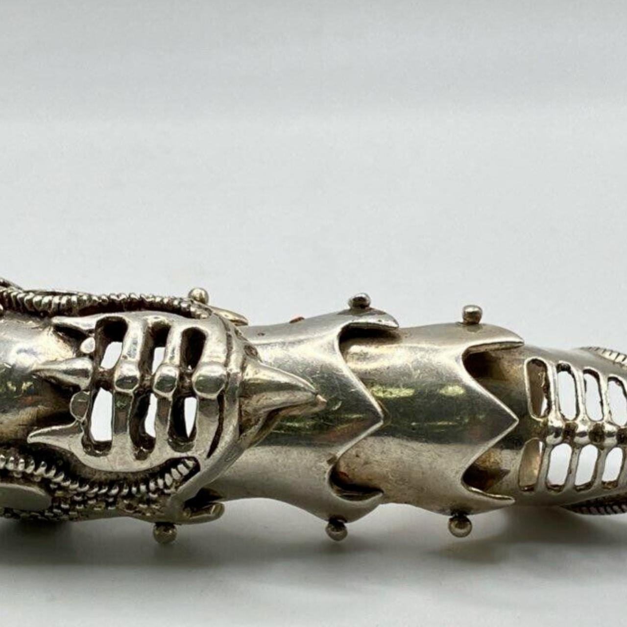 Articulated Armor Ring Sterling Silver .925
