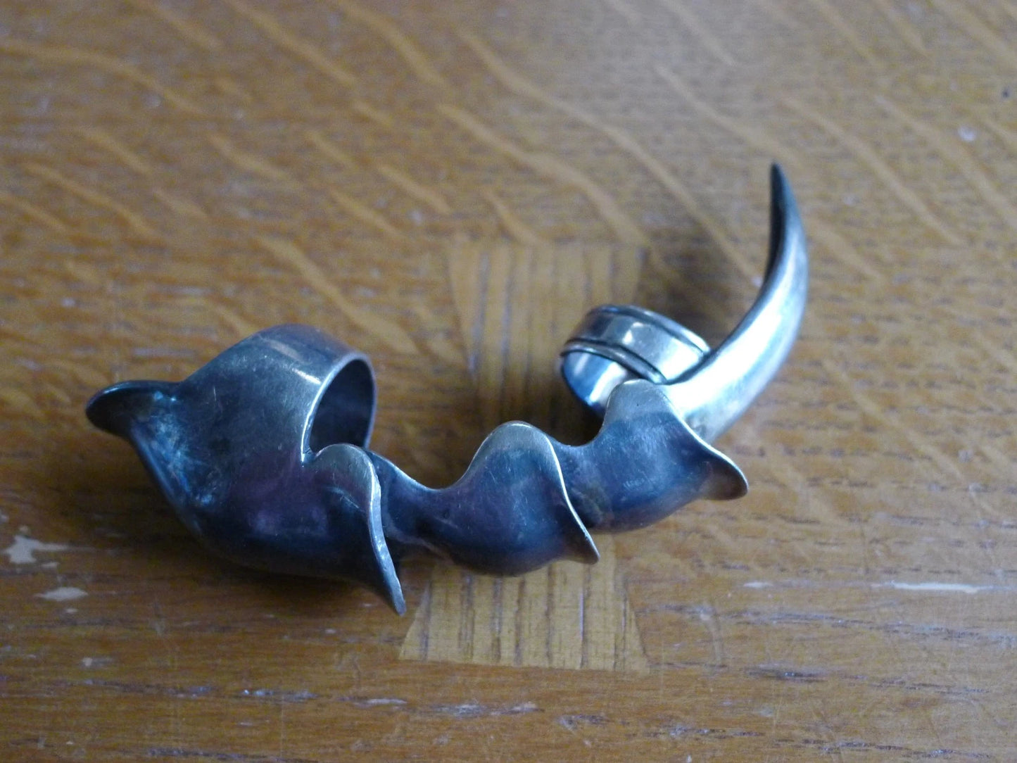 Articulated Armour Claw Ring .925 Silver