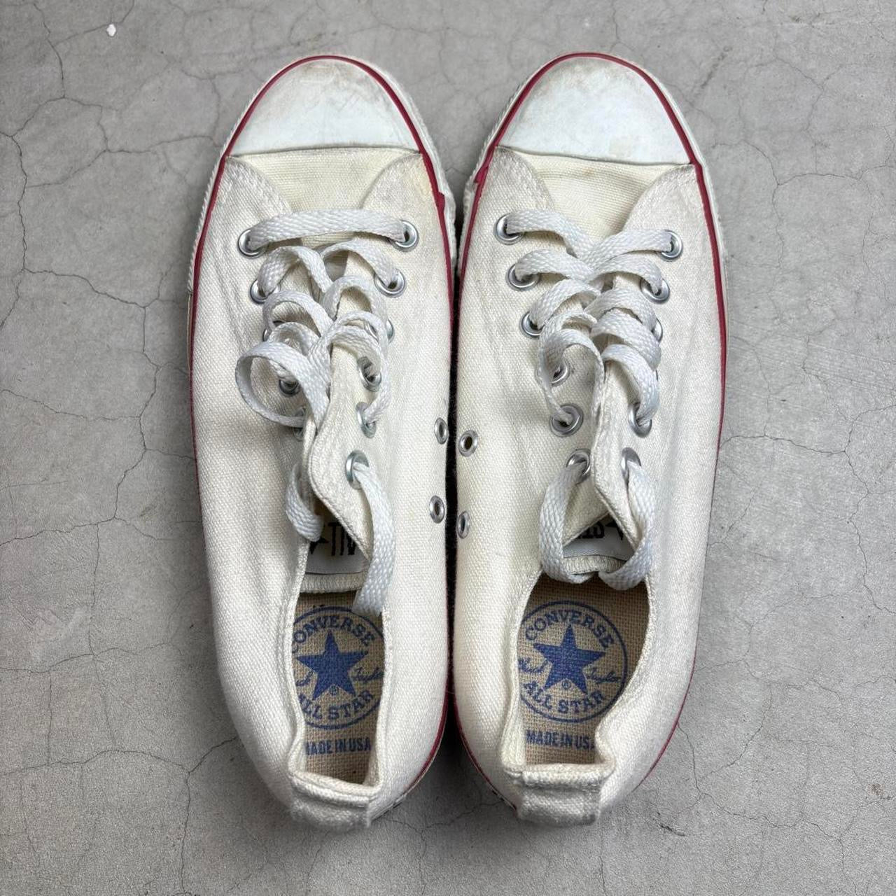 Made in USA Converse Chuck Taylor Cream White Low Tops