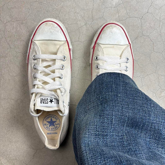 Made in USA Converse Chuck Taylor Cream White Low Tops