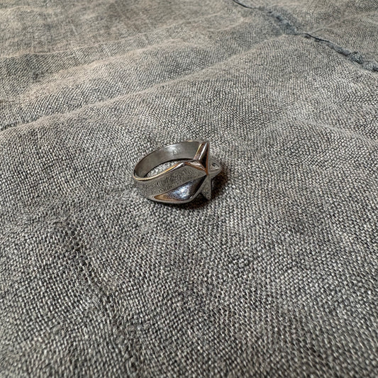 .925 Silver HJ Star Ring