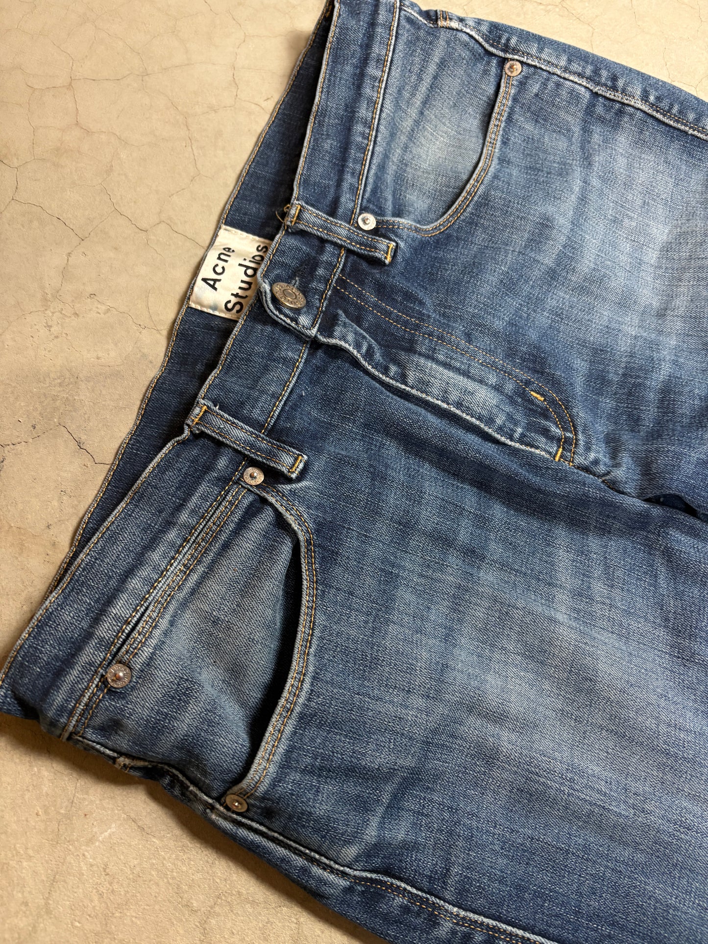 Acne Studios Max Prince Jeans – Blue Slim Fit (32)