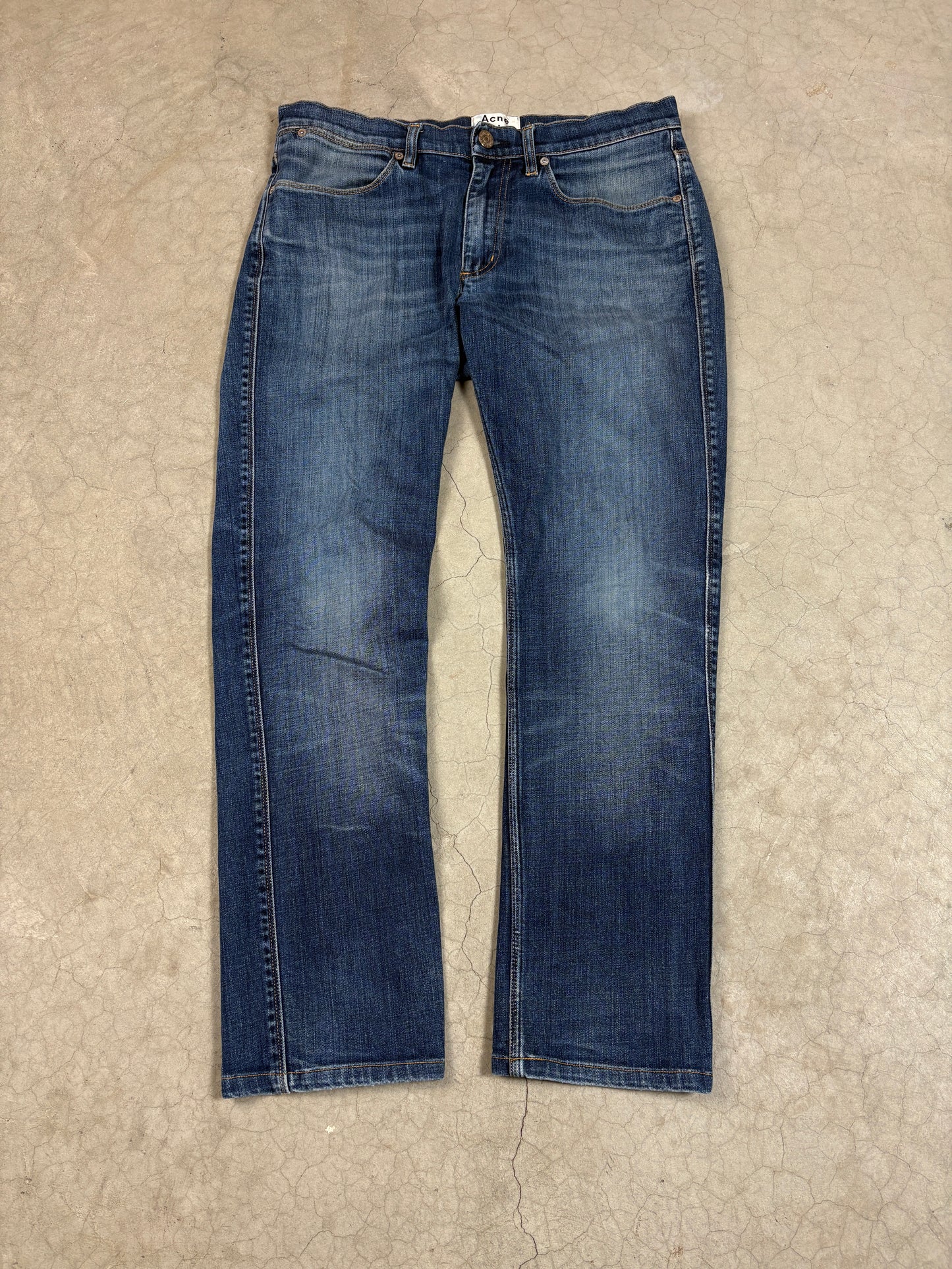 Acne Studios Max Prince Jeans – Blue Slim Fit (32)