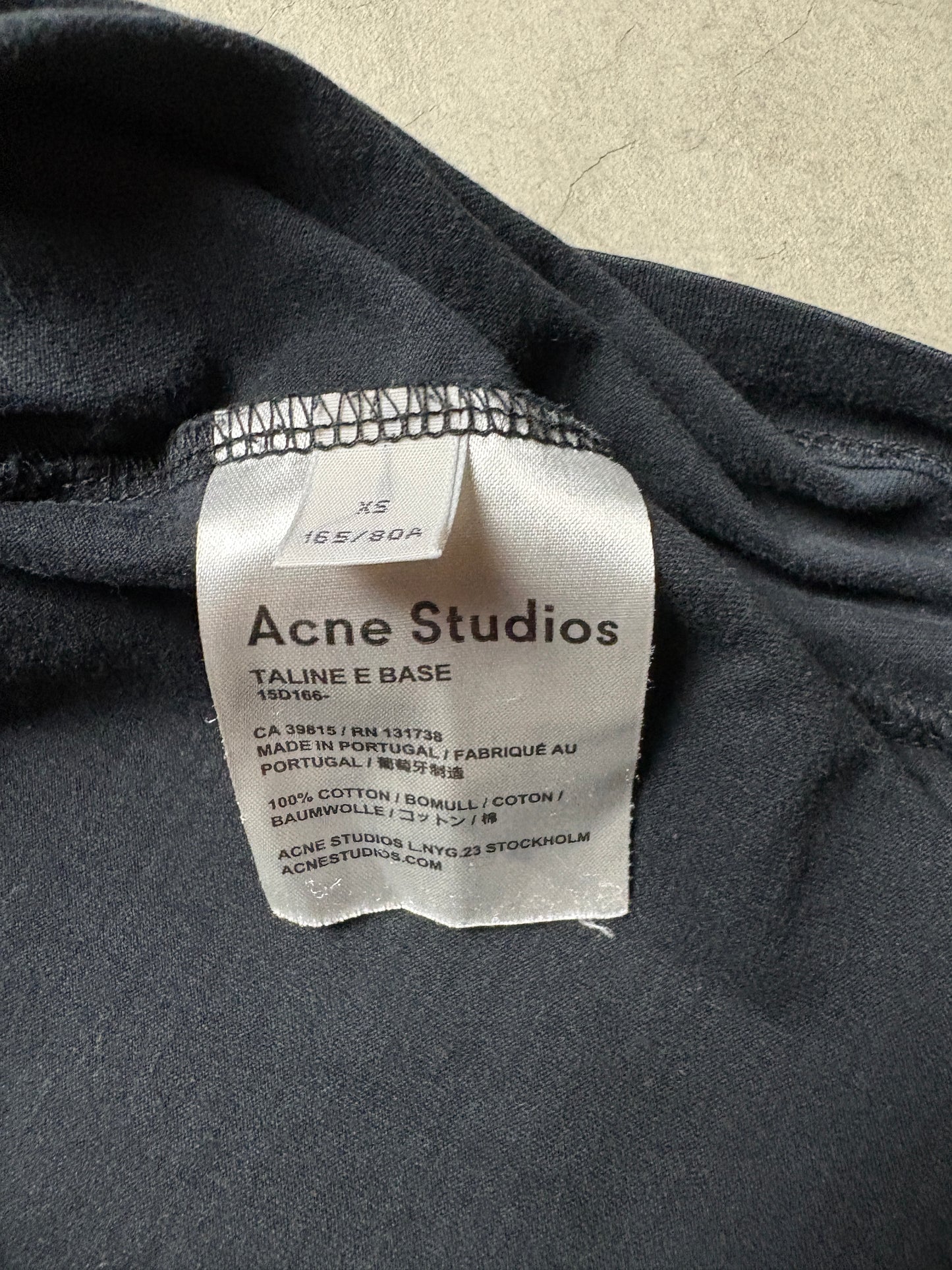 Early 2000s Acne Studios Black Base T-Shirt
