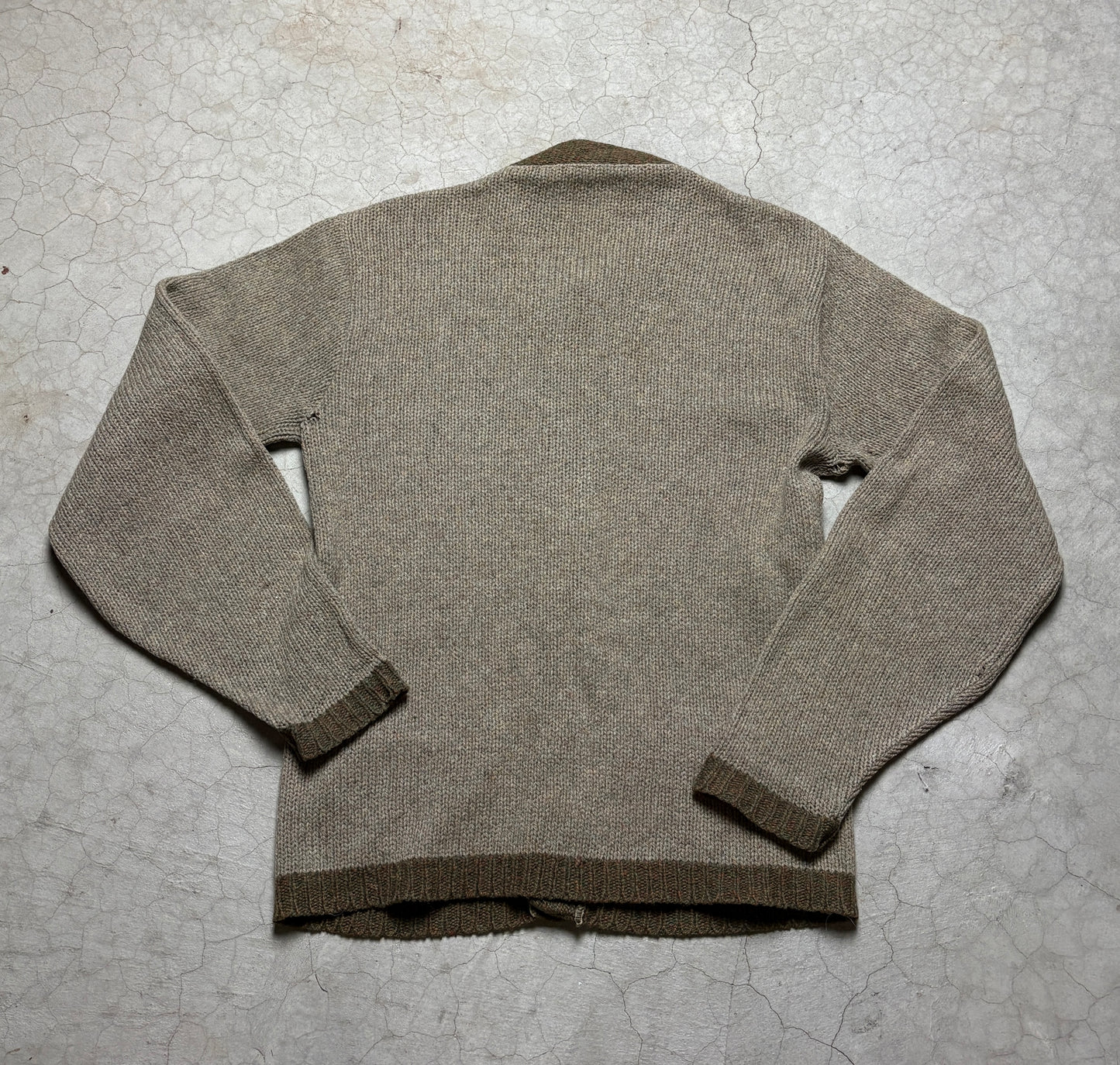 70's Austrian Alpine Boiled Wool Cardigan Jacket