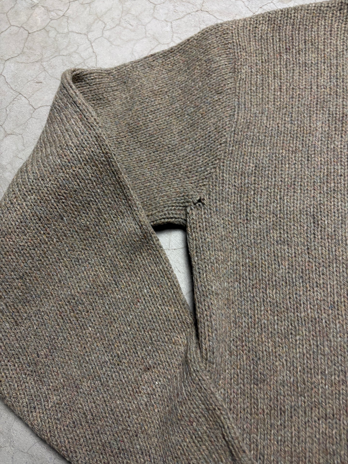 70's Austrian Alpine Boiled Wool Cardigan Jacket