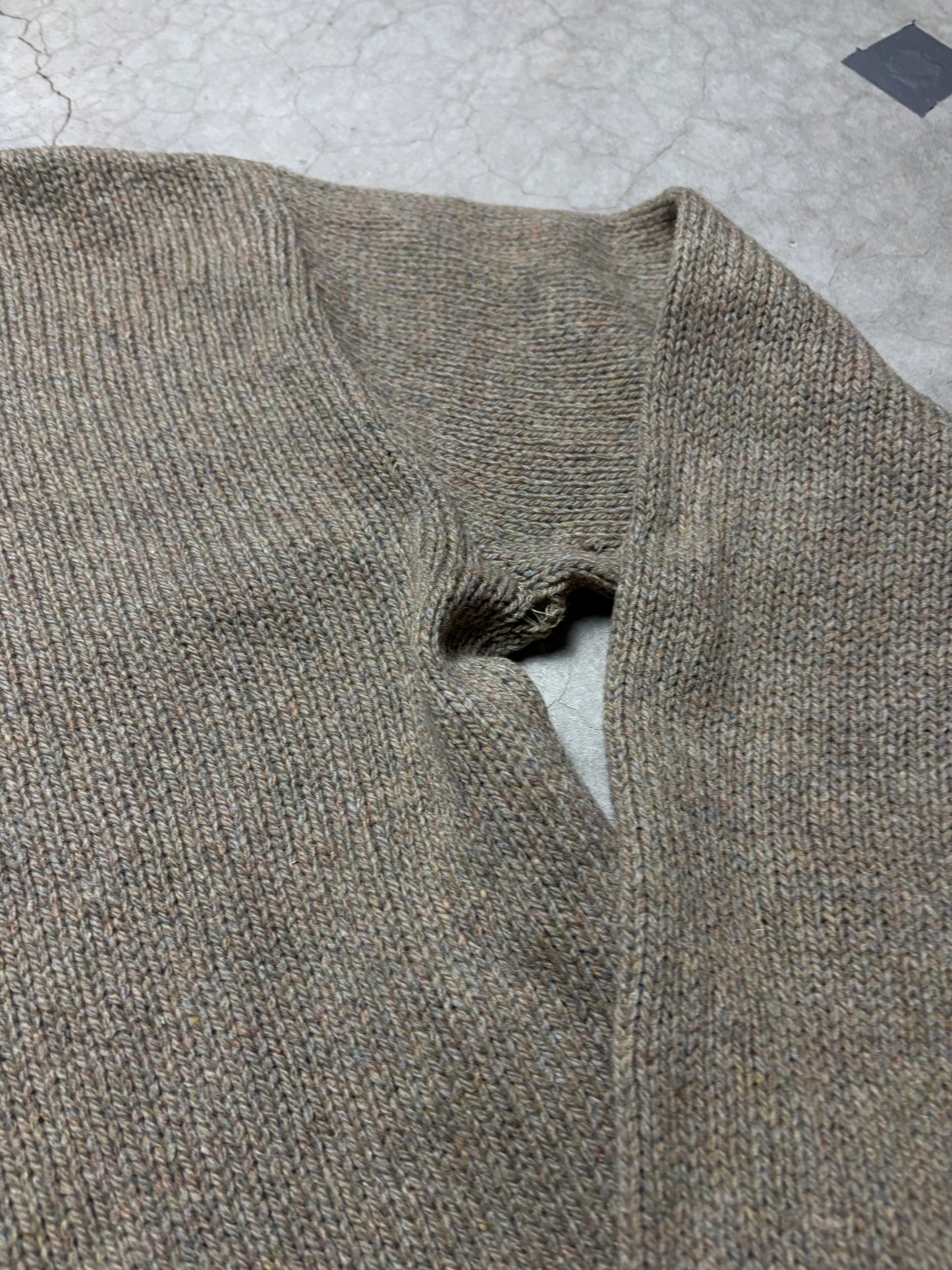 70's Austrian Alpine Boiled Wool Cardigan Jacket