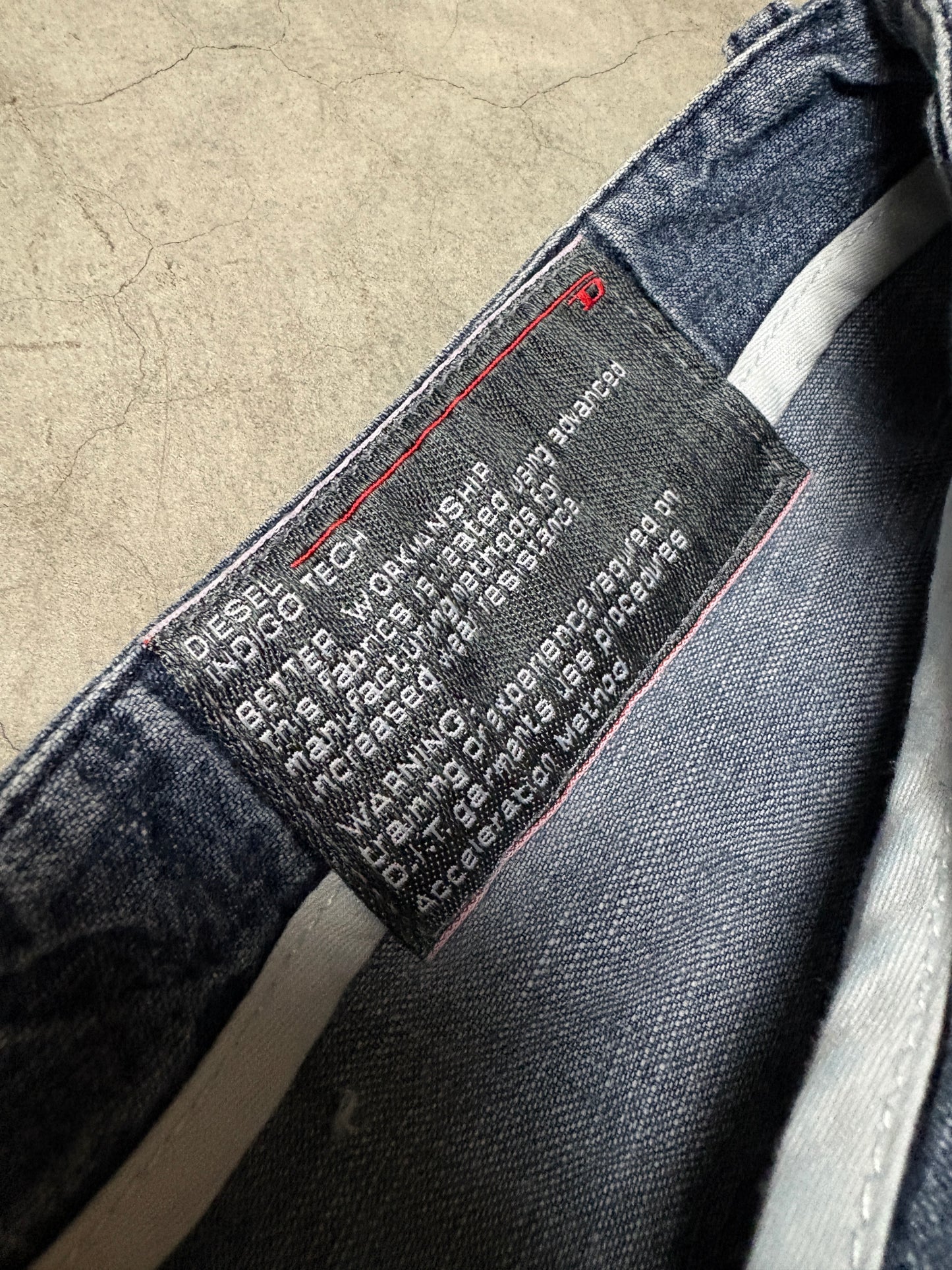 Diesel Indigo Tech Jeans