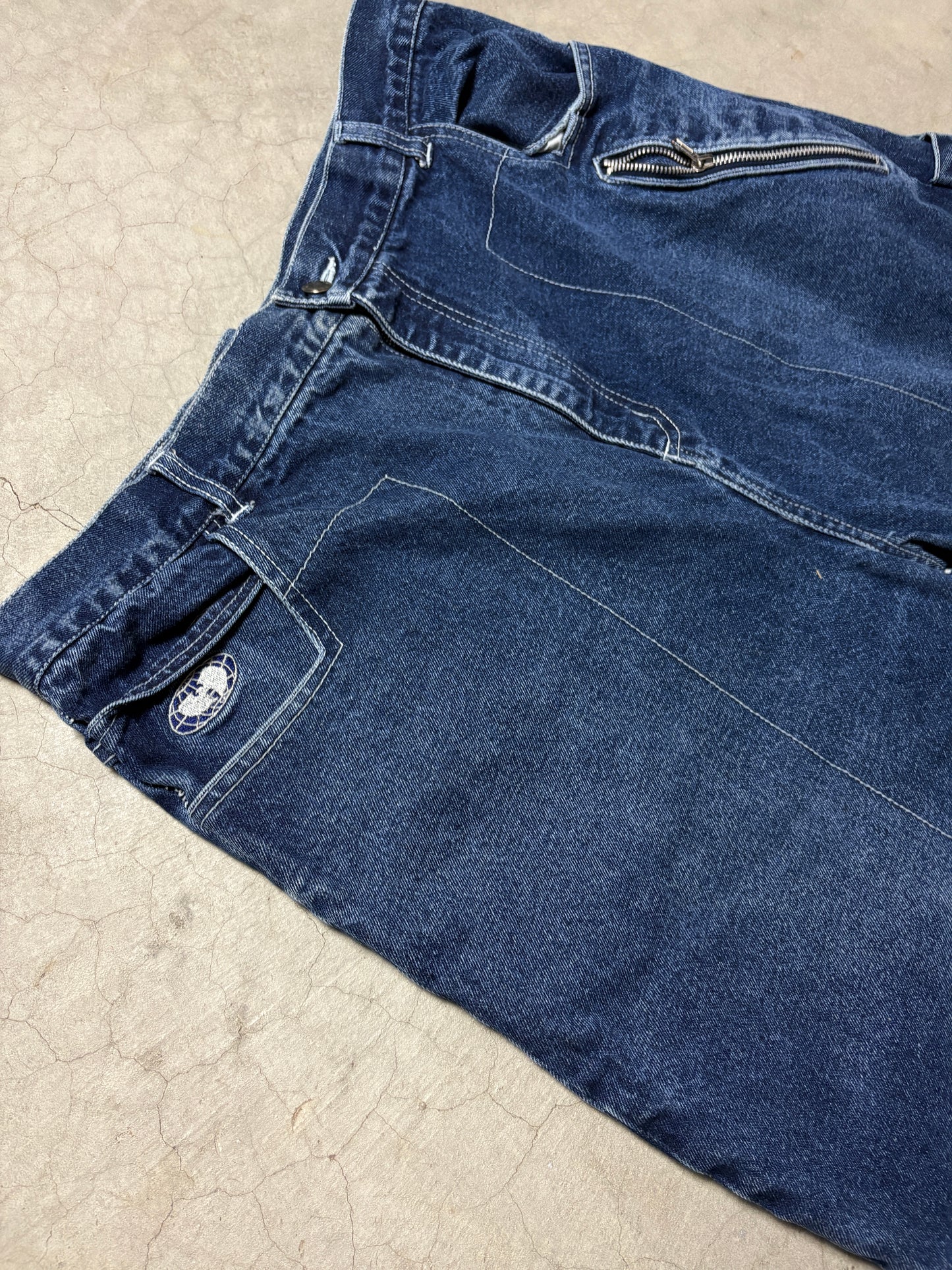 90s Wu Wear Baggy Embroidered Jorts