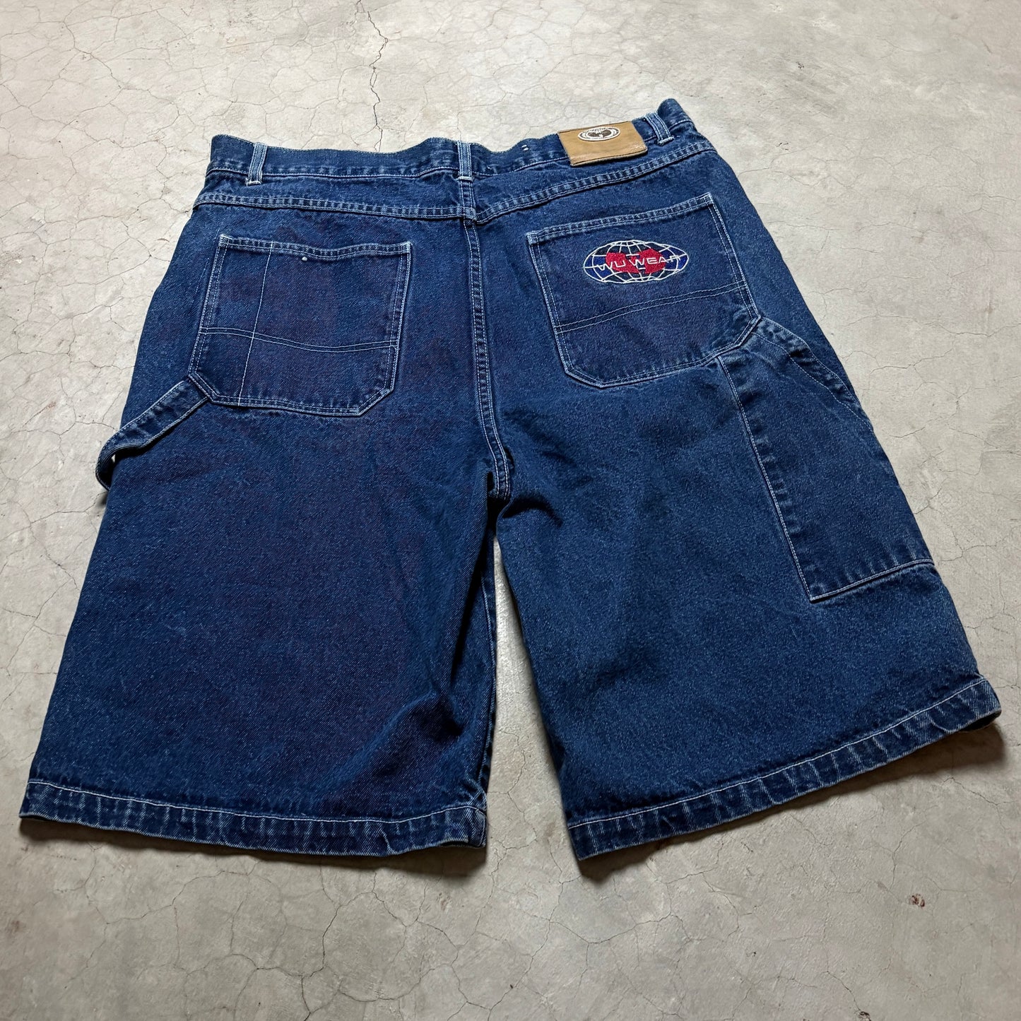 90s Wu Wear Baggy Embroidered Jorts