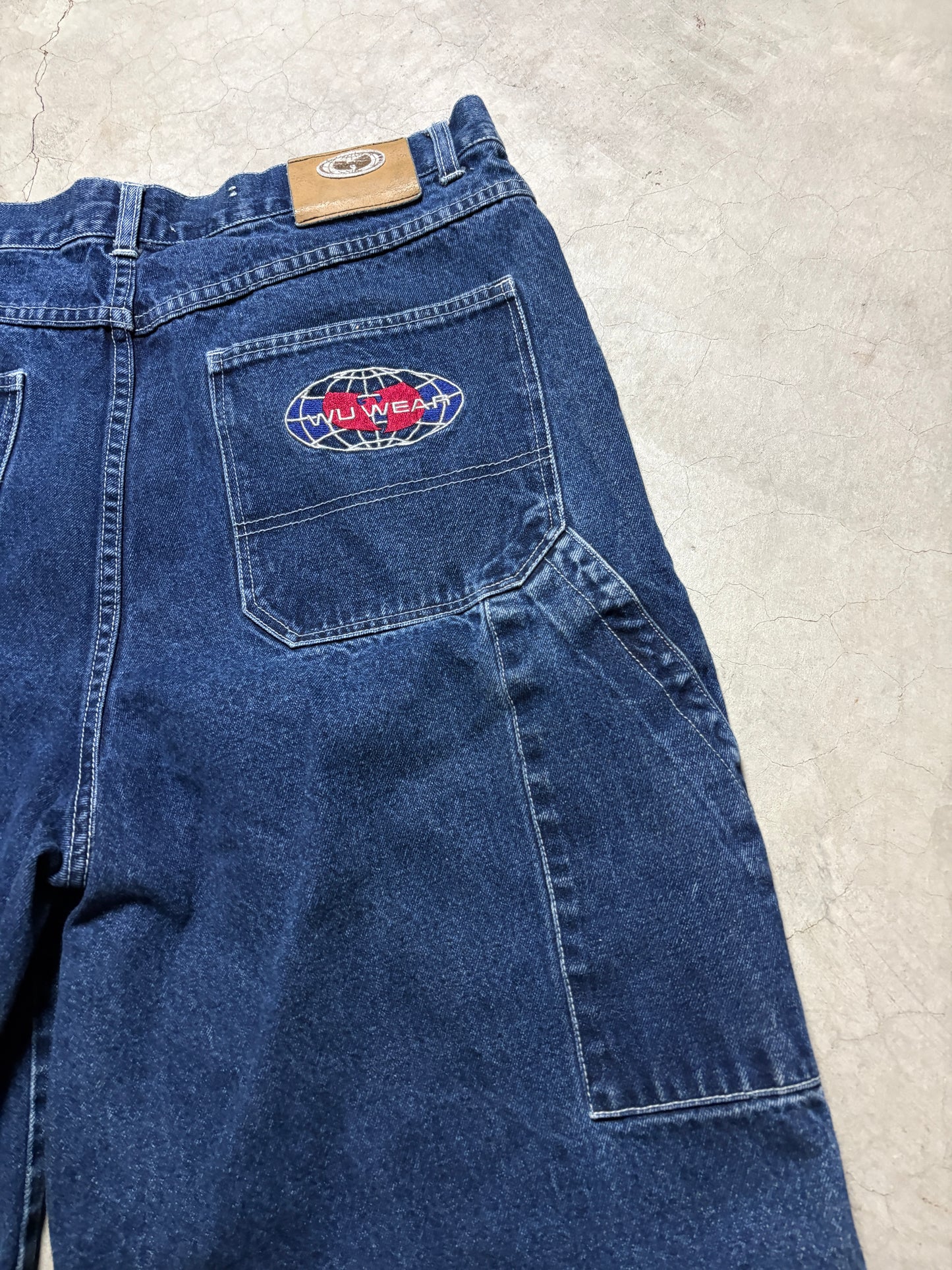 90s Wu Wear Baggy Embroidered Jorts